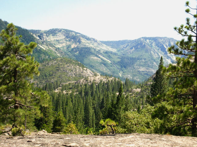 View of North Mokelumne River above and to the North of Camp Irene